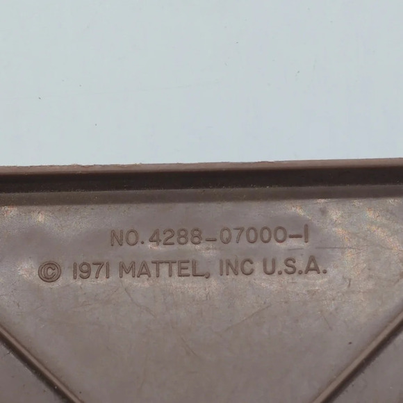 G I Joe 1971 Camping Gear Lot Tent Stump Table Chairs - Picture 4 of 5